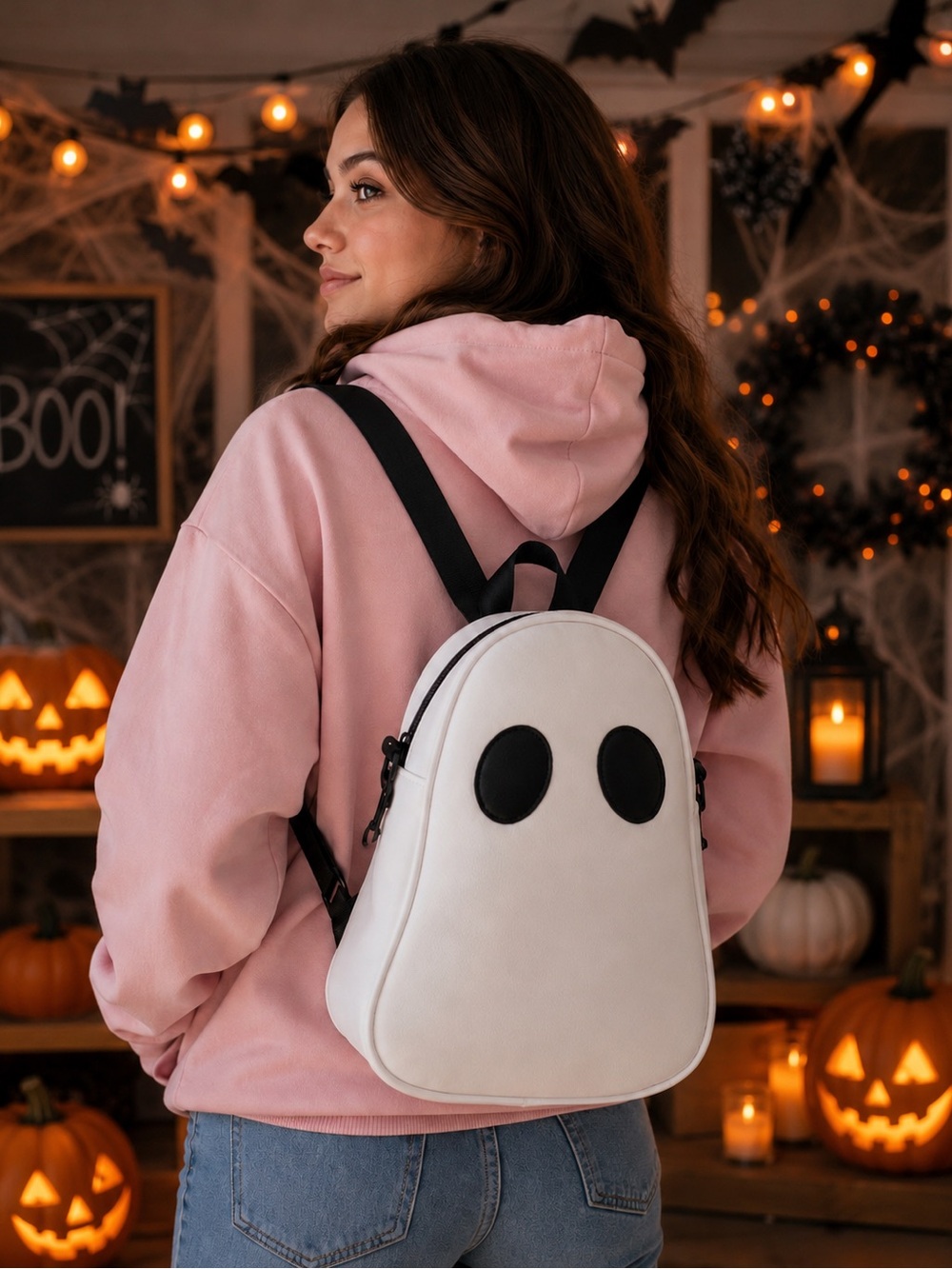 White Ghost Crossbody Bag - Picture 1 of 4
